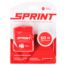 Уплотнительная нить Sprint 50м бокс+50м катушка, блистер