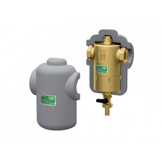 Фильтр магнитный 1" 1/2, FAR SKUDO в изоляции (KV-40.6; Italy)