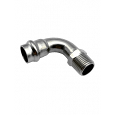 Угольник 90° с нар.р. нерж. сталь 22х3/4", V‑type