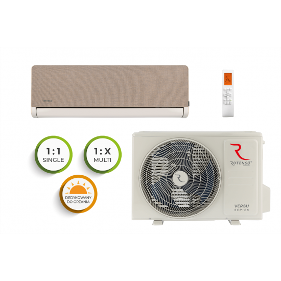 Rotenso VERSU Cloth Caramel (12000BTU) R32