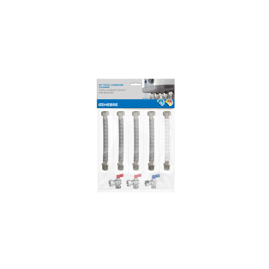 Комлект Flex для подкл. газ. котла c кранами, Genebre (5 units)