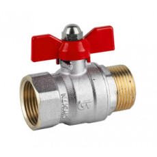 Кран шаровый 1/2" вн‑нар, Genebre (full bore)