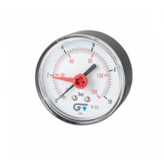 Манометр 1/4, 0‑10 bar, 63 mm Genebre (с задним подключением)
