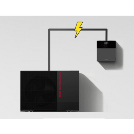 Тепловой насос AeroTherm Hellas 12kW R290, 230V, Electricbox