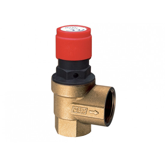 Клапан предохранительный 1/2" х 3/4" 6 бар, вн.-вн. FAR